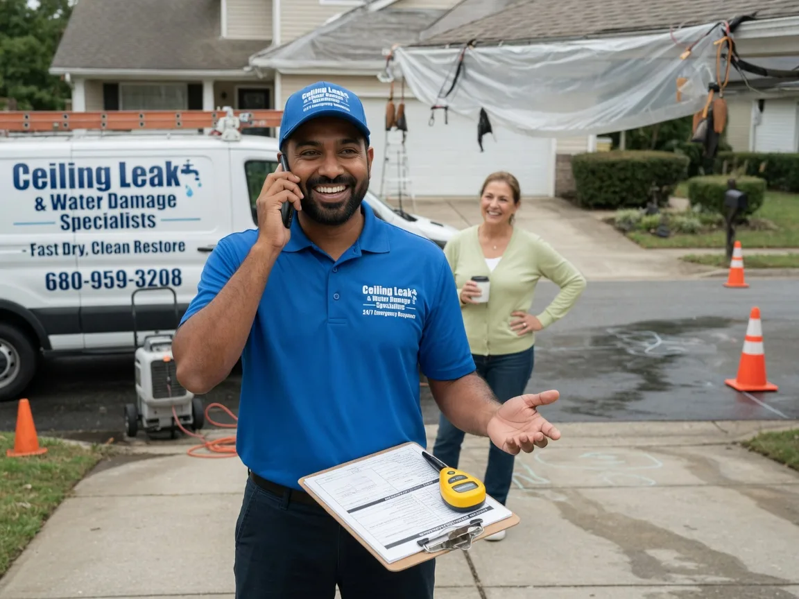 Ceiling Leak Cleanup Fort Atkinson, IA FAQs